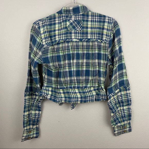 Free People • First Bloom Plaid Top - Picture 7 of 10